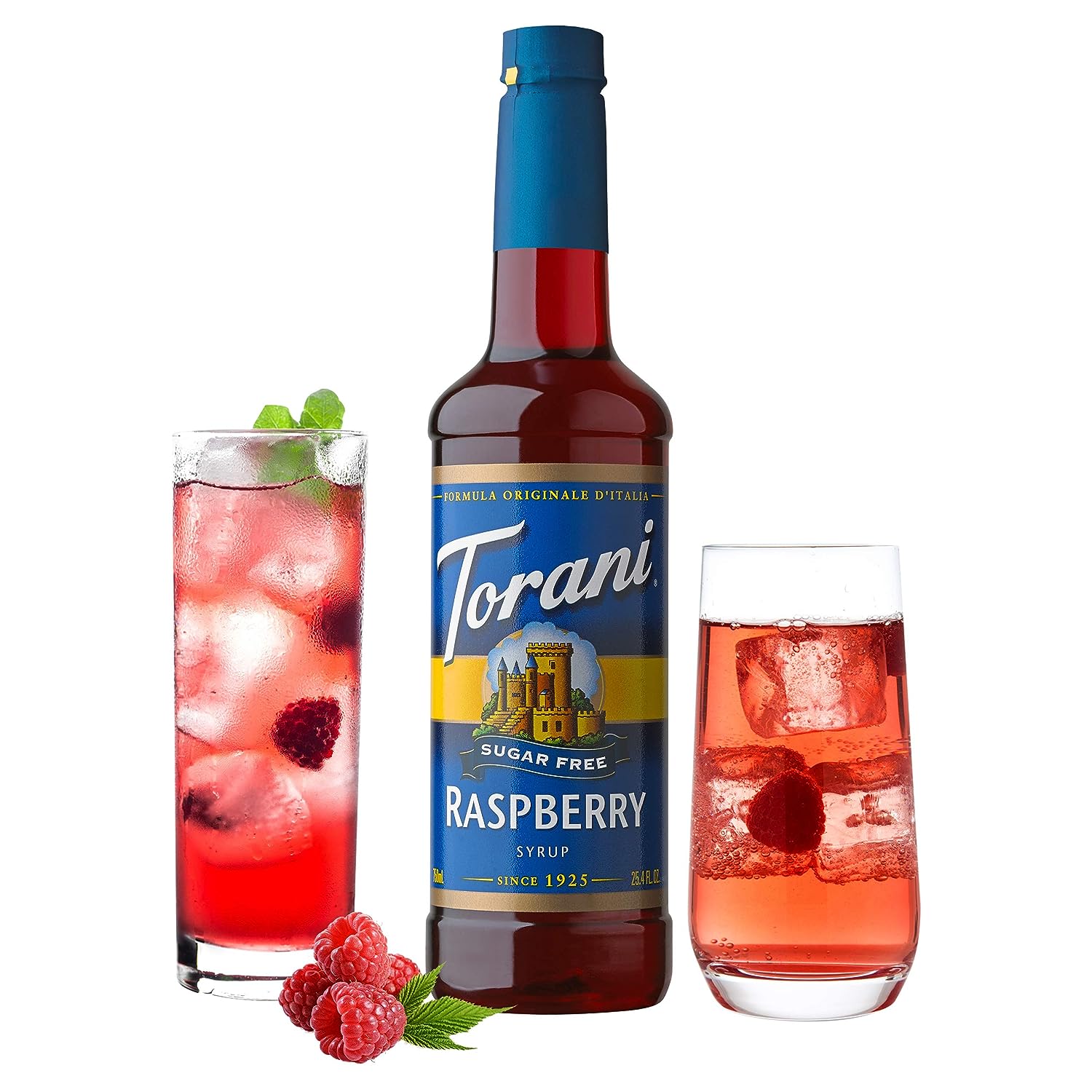 Torani Sugar-Free Raspberry Syrup 25.4 Fo – Pack Of 6