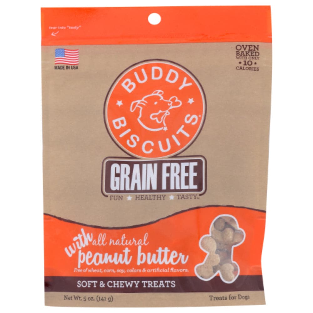 Buddy Biscuits – Grain-Free Soft and Chewy Treats Natural Peanut Butte
