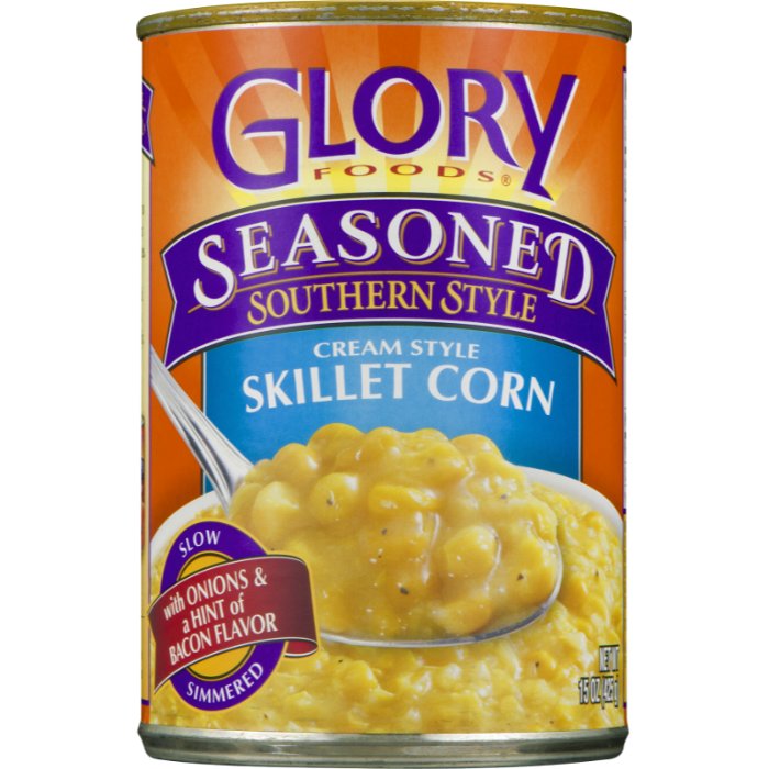 Glory Foods – Corn Skillet Seasoned, 15 Oz | Pack of 12