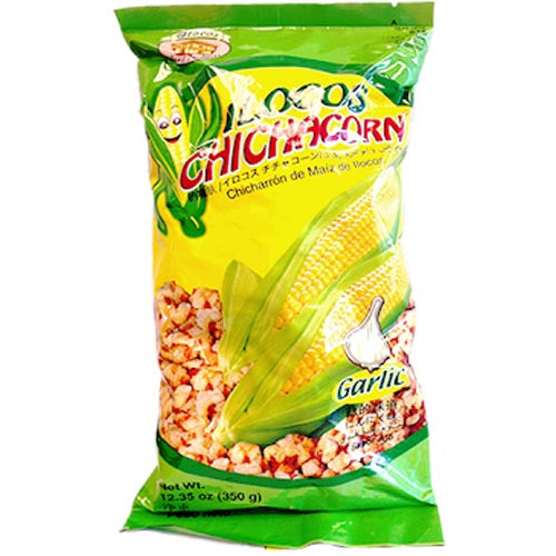 Ilocos Chichacorn – Garlic – Chicharron de Maiz de Illocos – 350 G