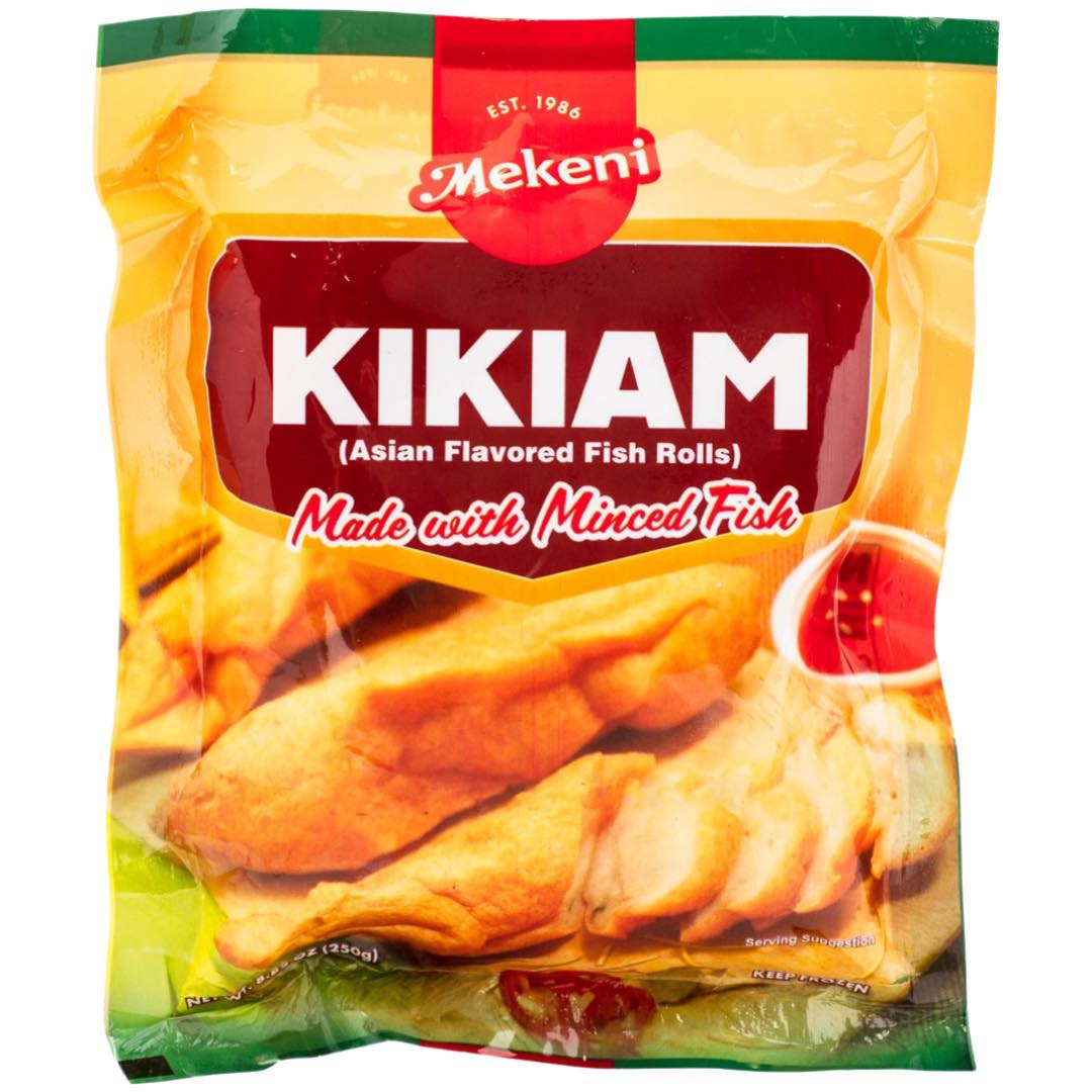 Mekeni – Kikiam – Asian Flavored Fish Rolls – Made with Minced Fish – 250 G