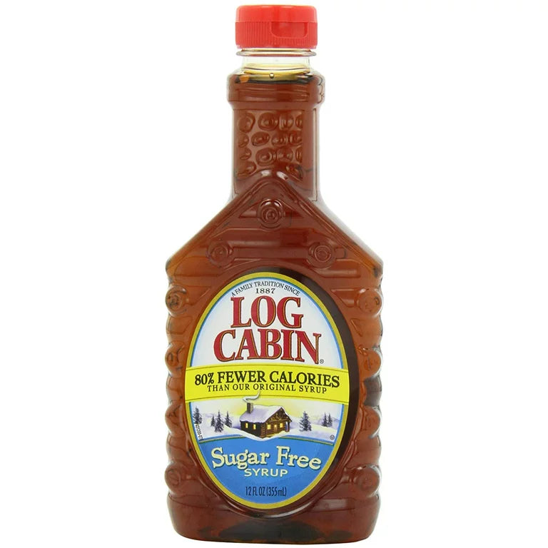 Log Cabin – Sugar-Free Syrup, 12 Fl Oz – Pack of 12