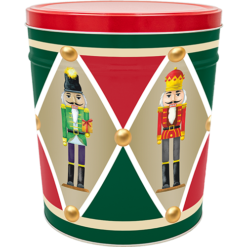 6.5 Gal Nutcracker Popcorn Tin