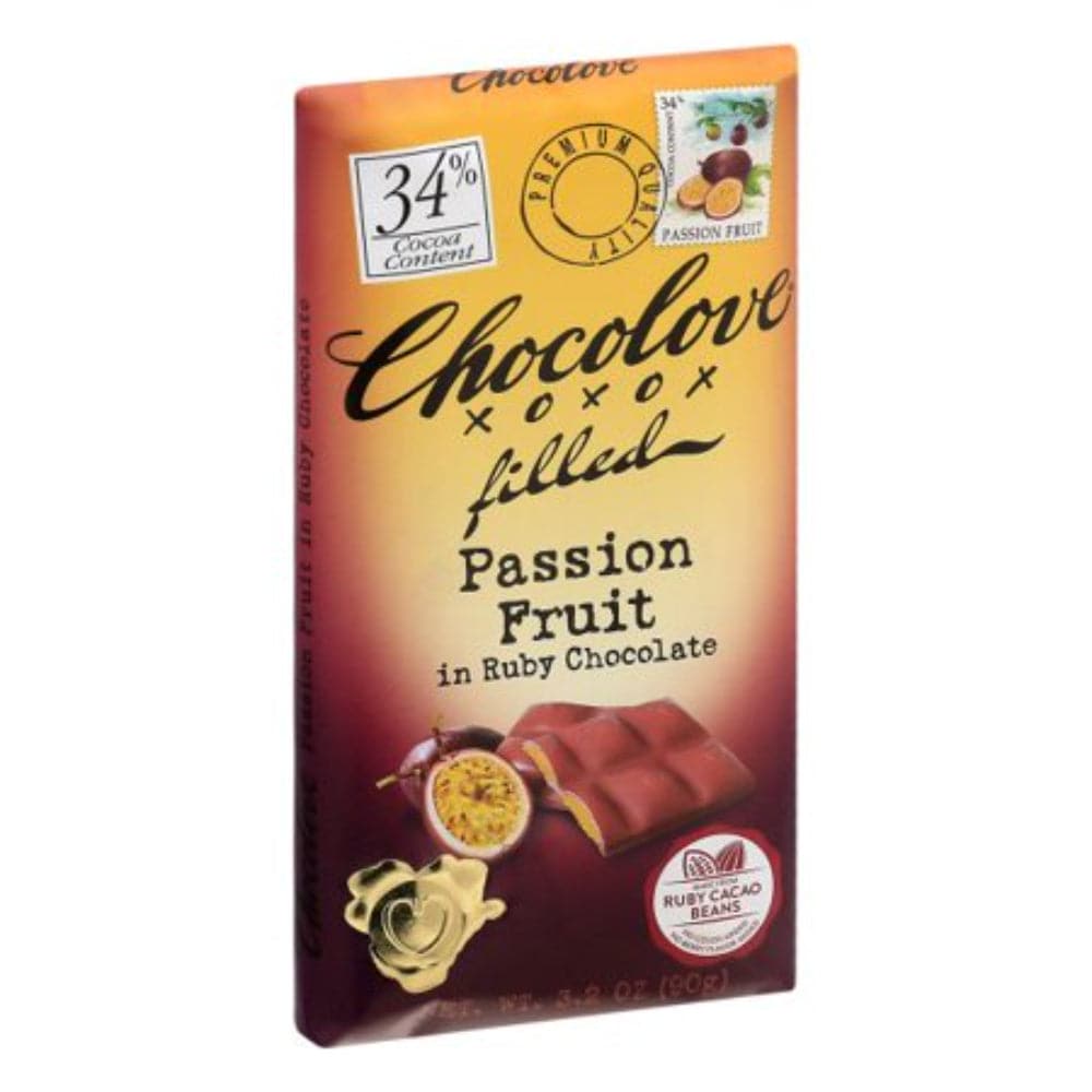 Chocolove – Choclate Bar With Passion Fruit Filling, 3.2 Oz