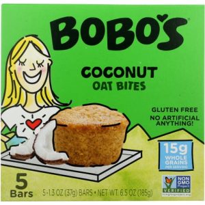 Bobo’s Oat Bars – Oat Bites Coconut 5ct – 1.3 Oz | Pack of 6