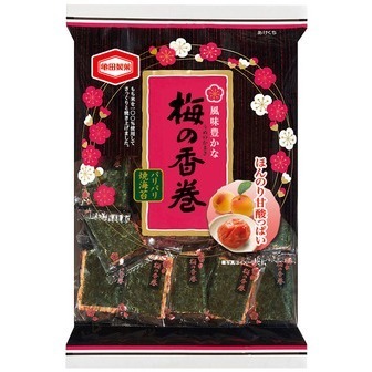 Kameda “Ume no Kamaki”, Umeboshi Flavor Rice Cracker with nori (sea weeds)