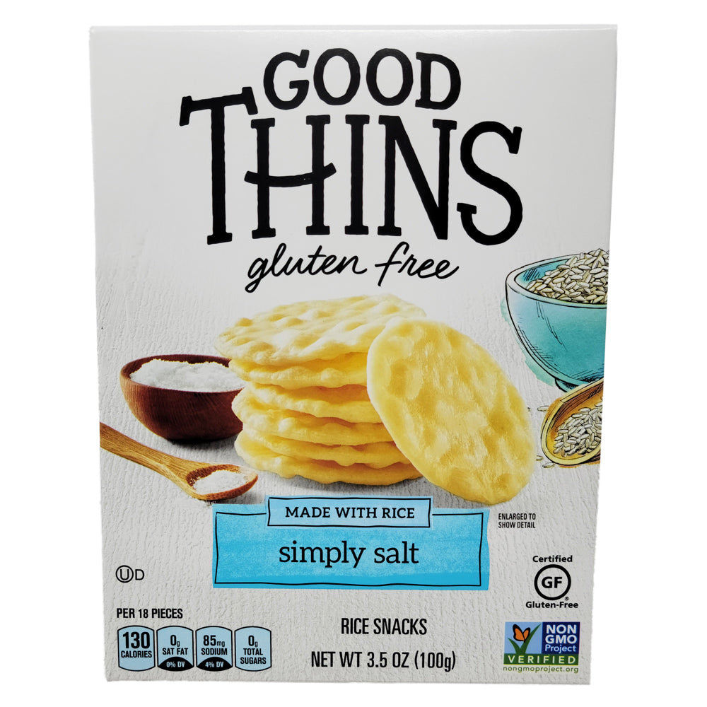 Good Thins Gluten Free Simply Salt Rice Snacks – 3.5 oz
