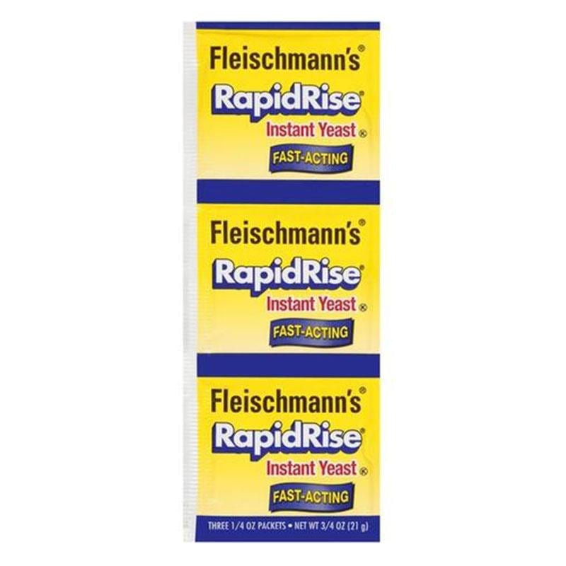 Fleischmann’s Rapid rise Active Dry Yeast Fast-Acting 3 Strip Packets