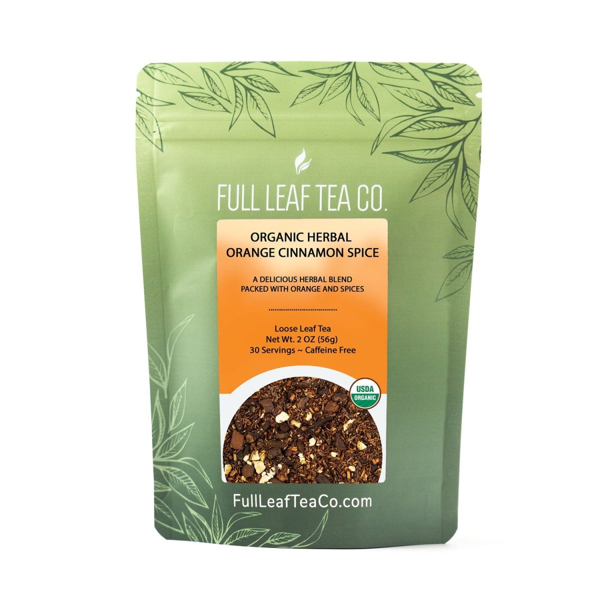 Organic Herbal Orange Cinnamon Spice Retail Bags – Case of 6