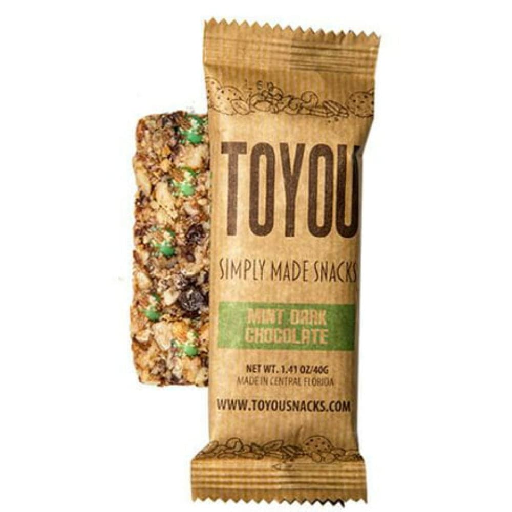 Toyou Snacks – Gluten Free Snack Bar Mint Dark Chocolate