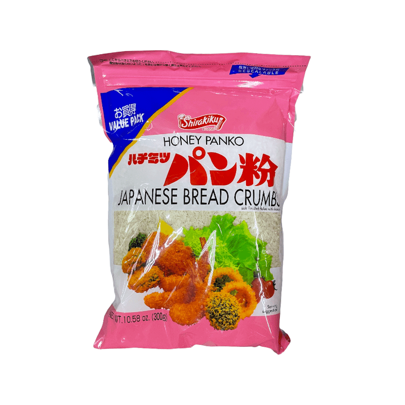 Shirakiku Brand Honey Panko Japanese Bread Crumbs