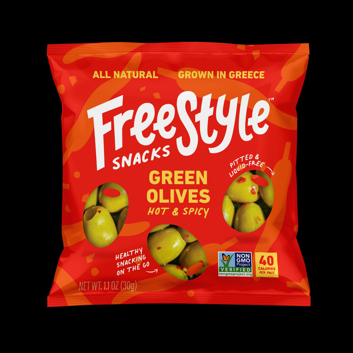 Freestyle Snacks Hot & Spicy – 120 bags x 1.1oz