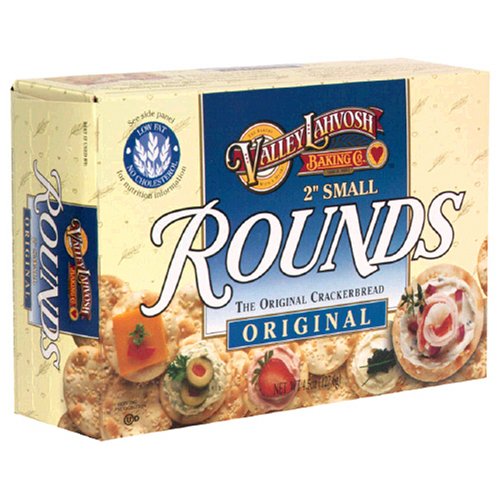 Valley Lahvosh – Cracker Round 2in Original, 4.5 oz | Pack of 12