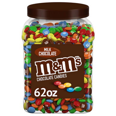 M&M’s Milk Chocolate M&M Candy, 62 oz.