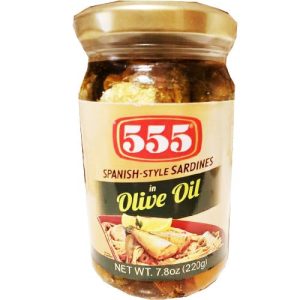 555 – Spanish Style Sardines in Olive Oil – 220 G