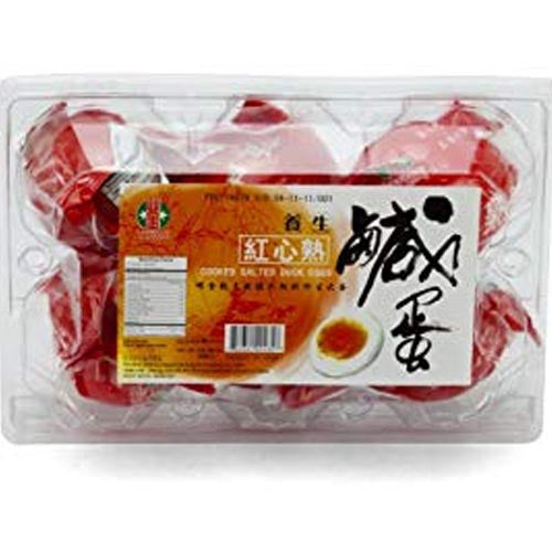 ASN/TAS – Itlog Na Pula – Cooked Salt Duck Egg – 6 PC