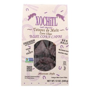 Xochitl Chip Corn Blue Salted Org 12 Oz – Pack Of 10