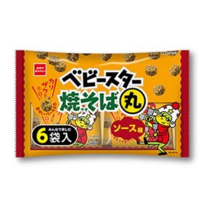 Baby Star Yakisoba Maru Sauce Noodle Snack – 6 pcs Pack
