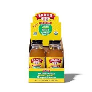 Bragg – Organic Apple Cider Vinegar Shot, Pineapple Cayenne, 2 fl oz –