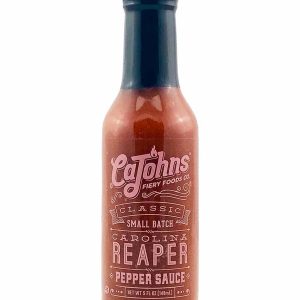 Hot Sauce Small Batch Classic Carolina Reaper 5 oz Ca John Fiery Foods