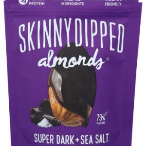 SkinnyDipped – Super Dark Chocolate + Sea Salt Almonds, 3.5 Oz | Pack