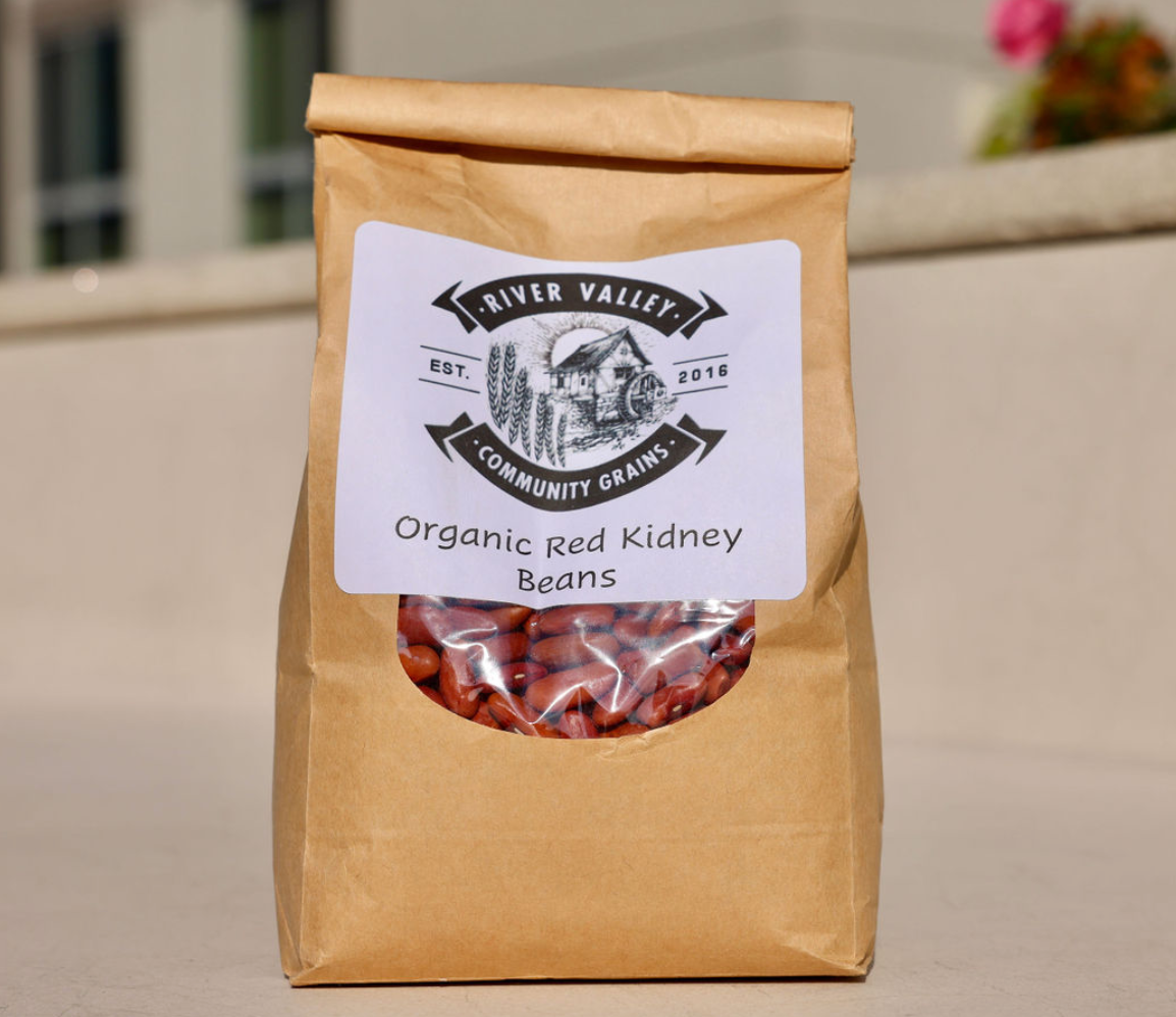 River Valley Community Grains Organic Red Kidney Beans Bag – 6 bags x 2 LB case