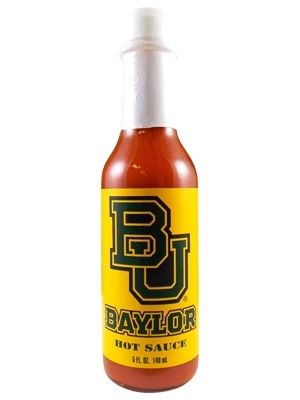 Collegiate Hot Sauce – Baylor Bears Hot Sauce, 5oz.