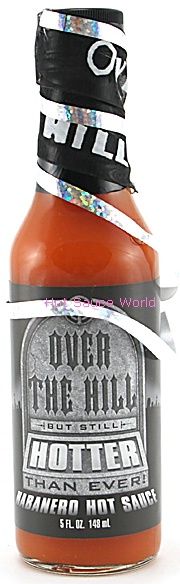 Over The Hill Happy Birthday Party Ribbon Hot Sauce, 5oz.