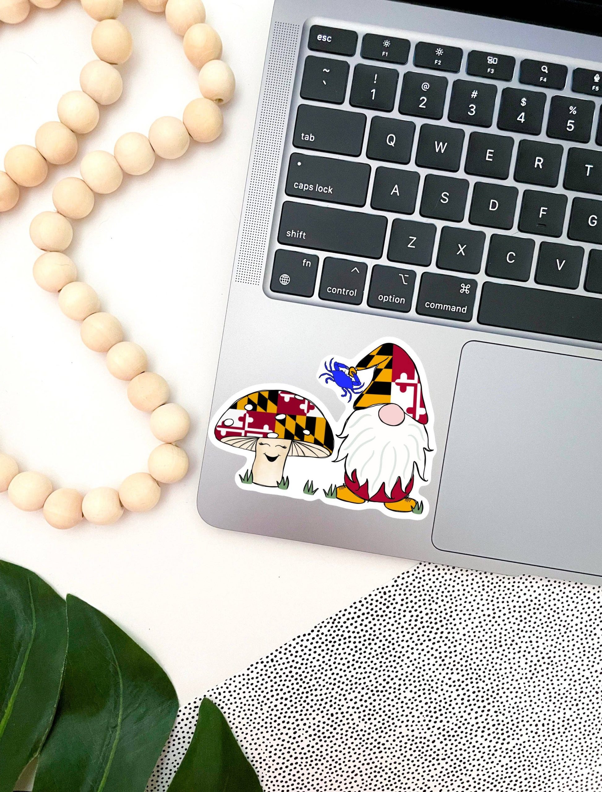 Jami Creates – Maryland Mushroom & Maryland Gnome Sticker