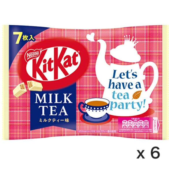 Kit Kat Mini Milk Tea Flavor x 6 Bag Limited Edition Flavor Japan – Tokyo Sakura Mall