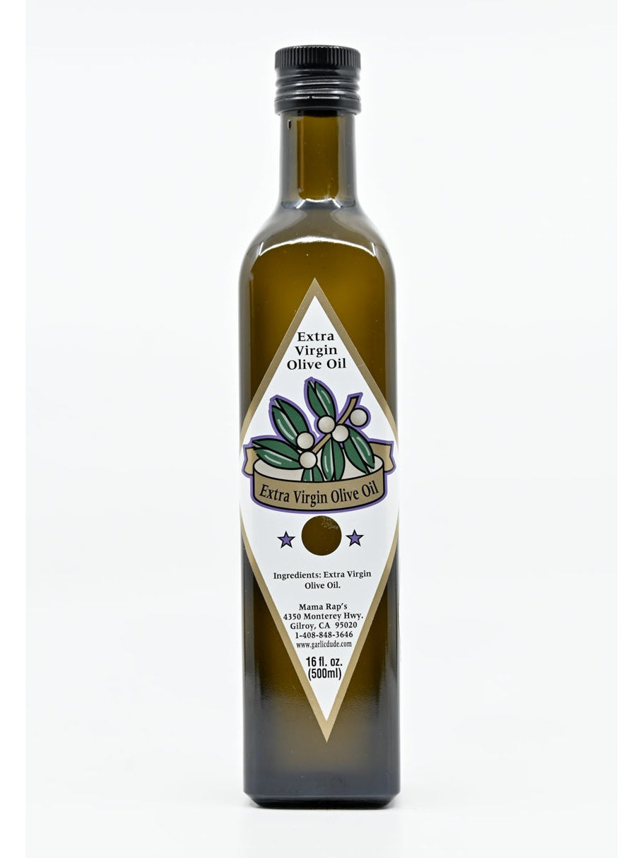 Oil Extra Virgin Olive Oil By Mama Raps @The Garlic Shoppe 16.9oz.