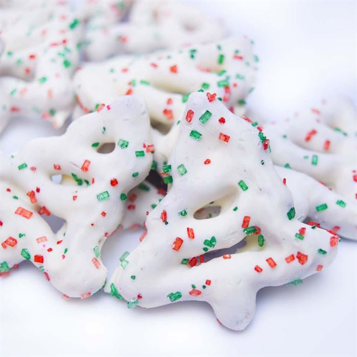 Christmas Tree Frosted Pretzels – 2 lb