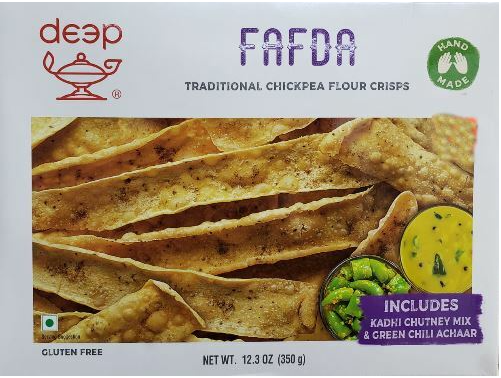 Deep Fafda (Traditional Chickpea Flour Crips) 12.3 oz (350g)