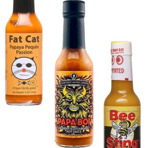 Best of Papaya Hot Sauces Gift Set, 3/5oz.