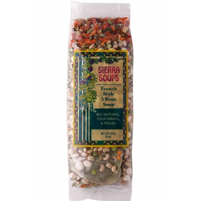 Sierra Soups – Soup Mix French Style 5 Bean, 18 Oz – Pack of 6