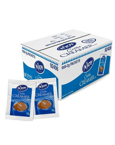 N’Joy Non-Dairy Coffee Creamer Packets, 1000 Count