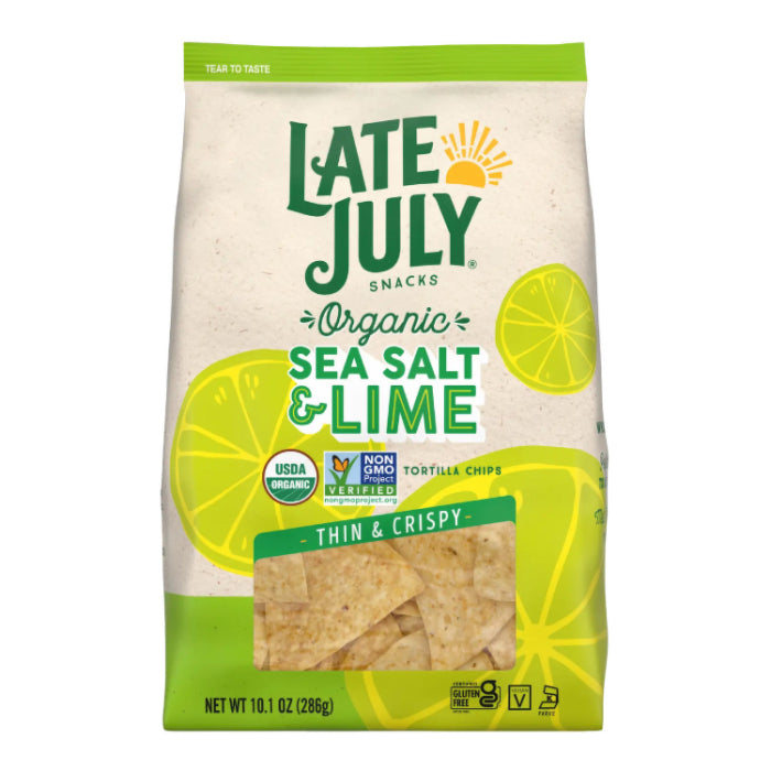 Late July – Sea Salt Lime Restaurant Style Tortilla Chips, 10.1 Oz | P