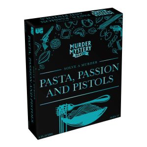 University Games – Pasta, Passion & Pistols-Murder Mystery Games