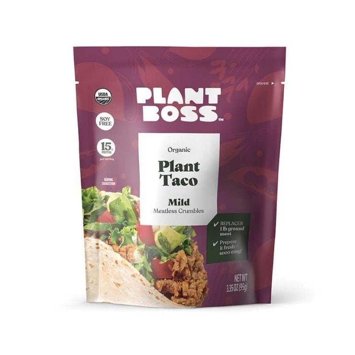 Plant Boss – Meatless Crumbles, 3.35oz | Multiple Flavors