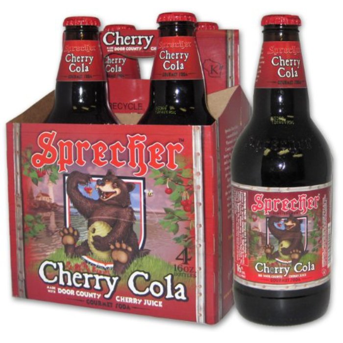 Sprecher Soda Cherry 4Pk 64 Fo – (Pack of 6)