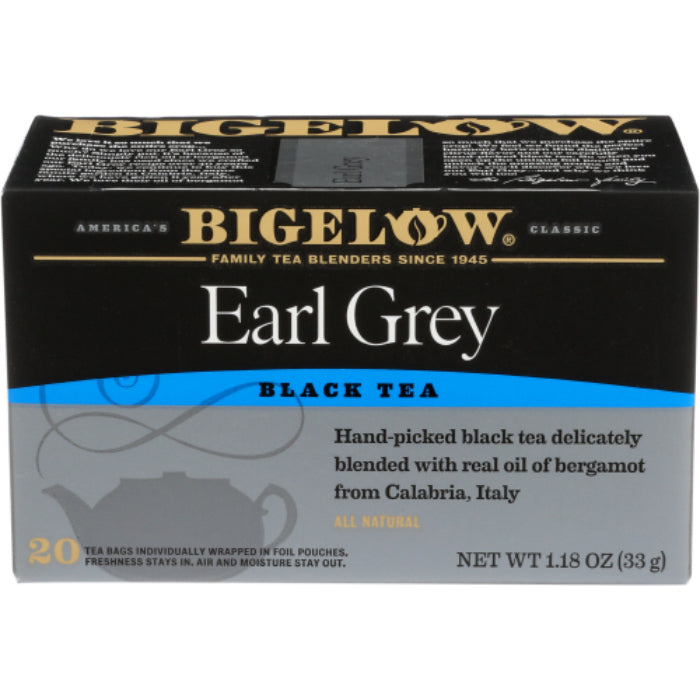 Bigelow – Earl Grey Tea, 20 Bags, 1.18 oz | Pack of 6