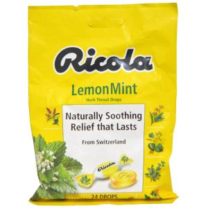 Ricola – Lemon Mint Herb Lozenges – 24ct
