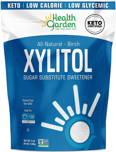 Health Garden Real Birch Xylitol, 3 lbs. (Case of 14)