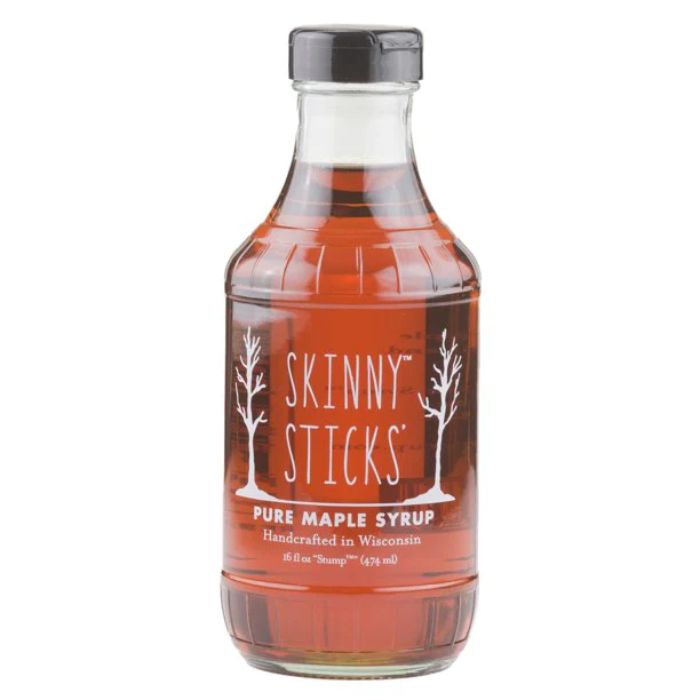 Skinny Sticks – Syrup Maple Wisconsin, 16 Fl Oz – Pack of 6