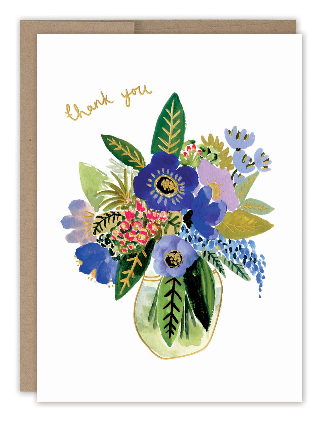 Biely & Shoaf – Vase Of Flowers Thank You Card