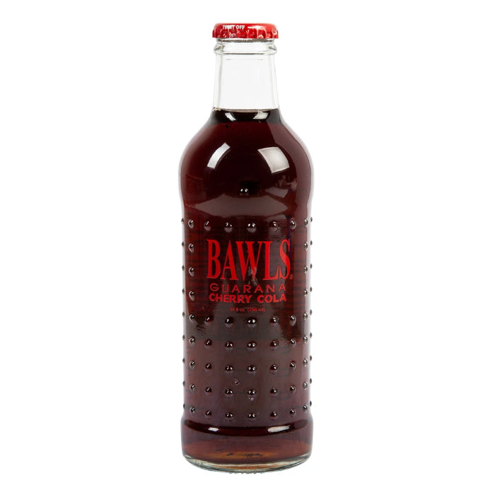BAWLS GUARANA – Soda Cherry Cola, 10 fl oz – Pack of 12