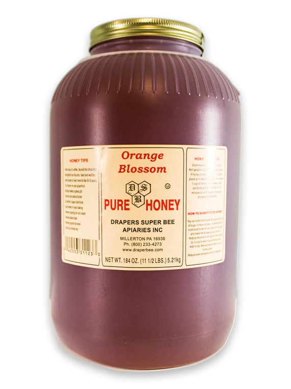 Draper’s Super Bee Apiaries Orange Blossoms Honey 5lbs