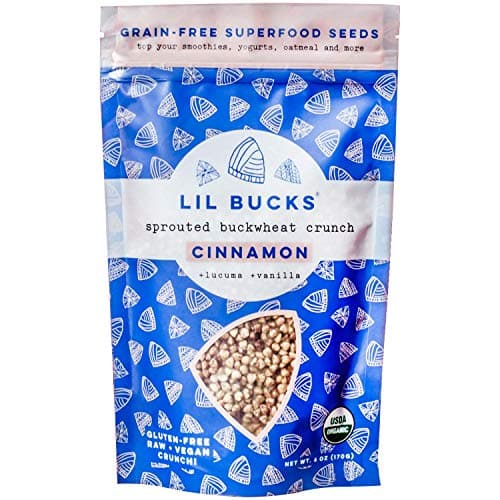 Lil Bucks – Sprouted Cinnamon Buckwheat, 6 oz | Pack of 6