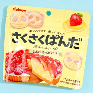 Saku Saku Panda Chocolate Biscuits – Strawberry Tart