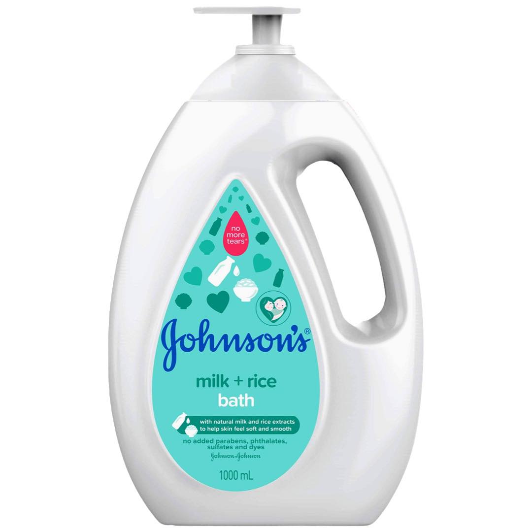 Johnson’s – Milk + Rice Bath (BOTTLE) – 1000 ML